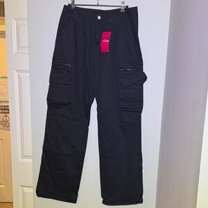 Women's Black Cargo Pants